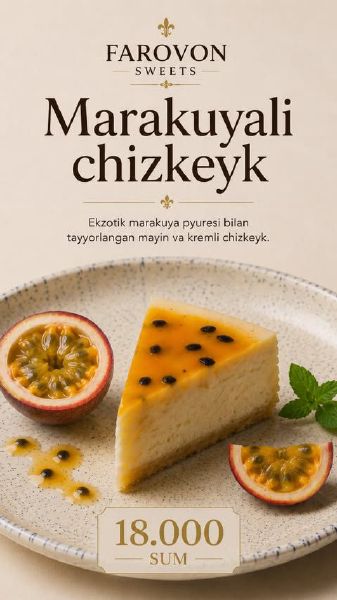 Marakuyali chizkeyk
